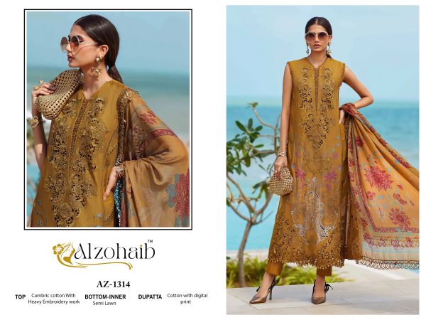 ALZOHAIB AZ 1314 AARZOO VOL 2 COTTON SALWAR SUITS