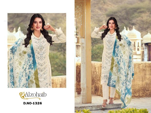 ALZOHIAB AZ 1326 HEENA COTTON SALWAR SUITS