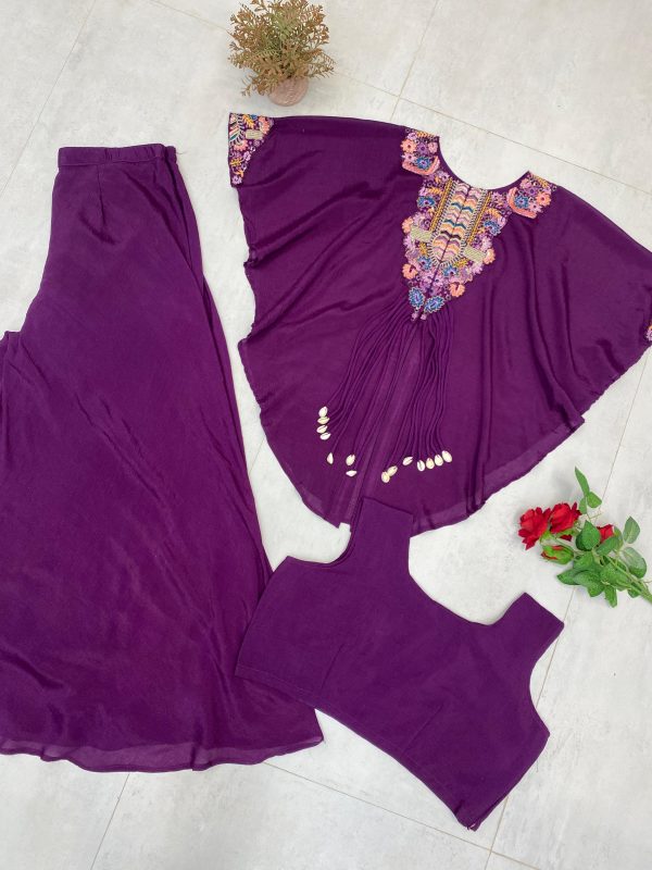 BE 349 E TRENDY THREE PIECE INDO WESTERN COLLETION