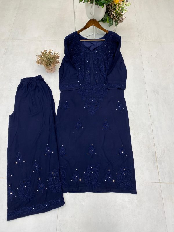BE 390 A DESIGNER WEAR EXCLUSIVE TOP WITH PLAZZO