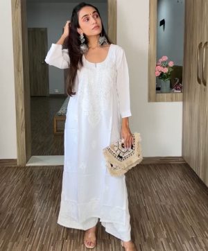BE 390 B DESIGNER WEAR EXCLUSIVE TOP WITH PLAZZO