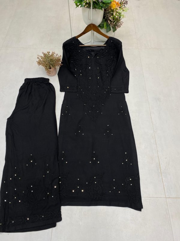 BE 390 C DESIGNER WEAR EXCLUSIVE TOP WITH PLAZZO