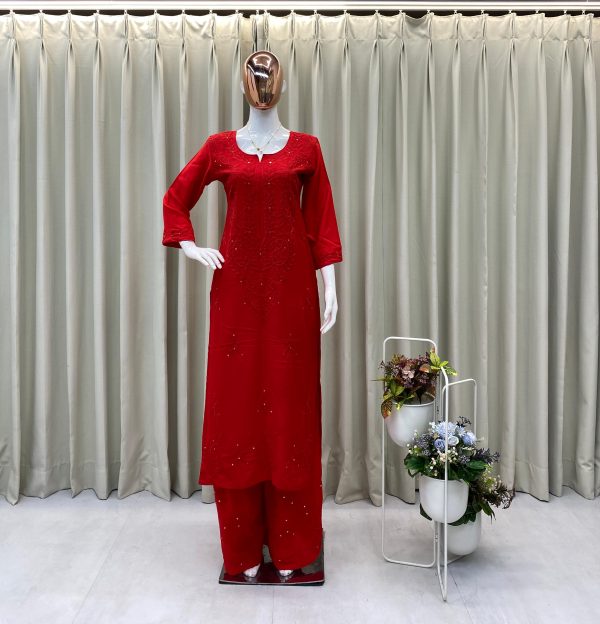 BE 390 D DESIGNER WEAR EXCLUSIVE TOP WITH PLAZZO
