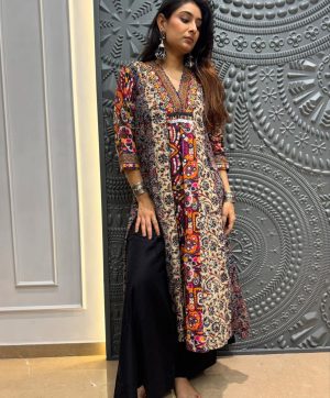 BE 392 DESIGNER NAVARATRI SEASON KURTA PLAZZO