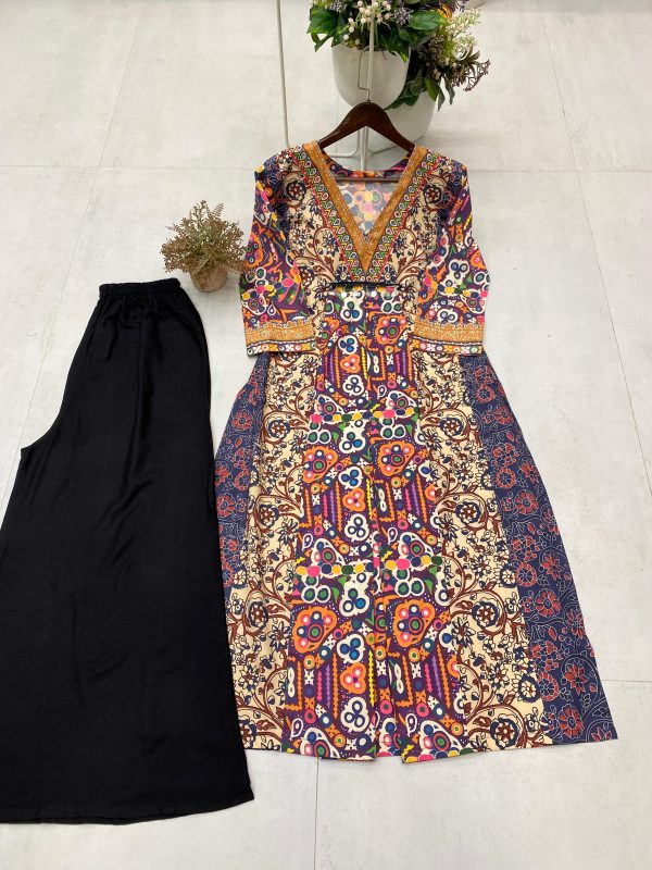 BE 392 DESIGNER NAVARATRI SEASON KURTA PLAZZO