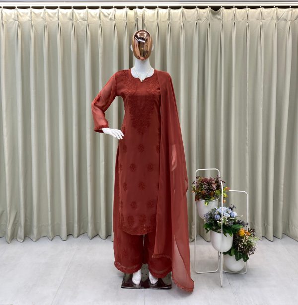BE 394 B DESIGNER WEAR EXCLUSIVE GEORGETTE SUIT
