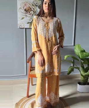 BE 396 A EXCLUSIVE COMFORTABLE EMBROIDERED KURTA