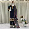 BE 397 EXCLUSIVE EMBROIDERED TOP WITH PLAZZO