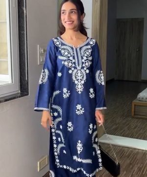 BE 398 EXCLUSIVE EMBROIDERED TOP WITH PLAZZO