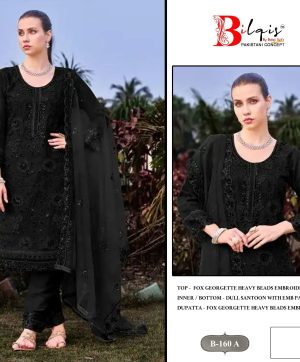 BILQIS B 160 A GEORGETTE PAKISTANI SALWAR KAMEEZ