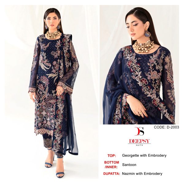 DEEPSY SUITS D 2003 GEORGETTE SALWAR KAMEEZ