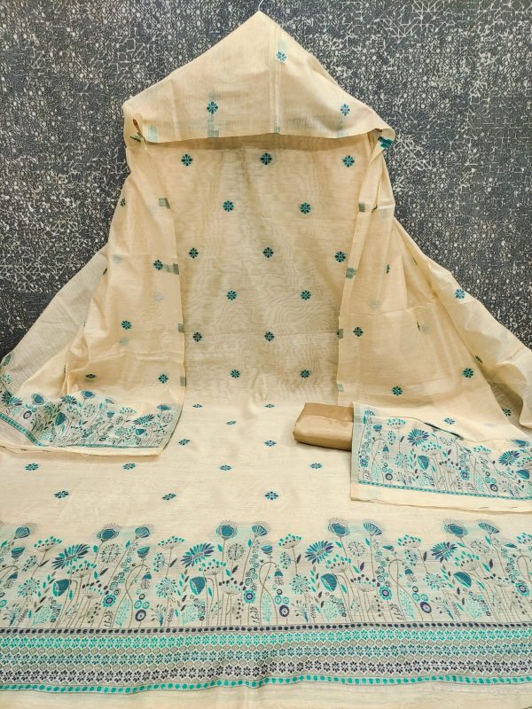 DESIGNER SUITS DS MODAL CHANDERI SUIT MATERIAL