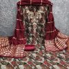 DESIGNER SUITS DS PV CHANDERI PRINT SUIT MATERIAL