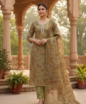 DESIGNER SUITS DS SIMMER SILK PRINTED SUIT MATERIAL