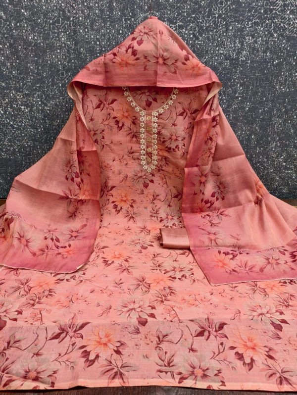 DESIGNER SUITS DS SIMMER SILK PRINTED SUIT MATERIAL