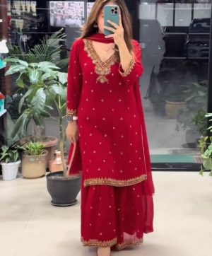 DHANI BOUTIQUE DB 21 A DESIGNER PLAZZO SUITS