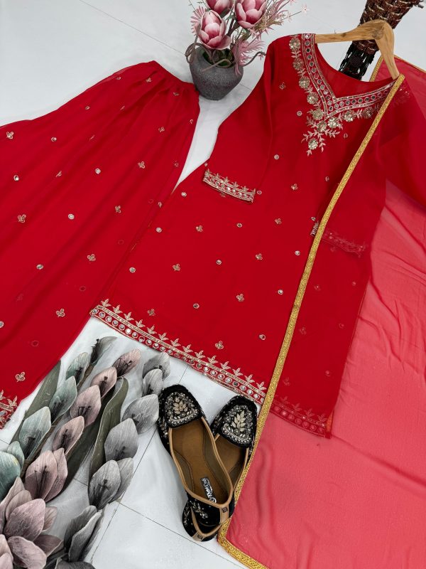 DHANI BOUTIQUE DB 21 A DESIGNER PLAZZO SUITS
