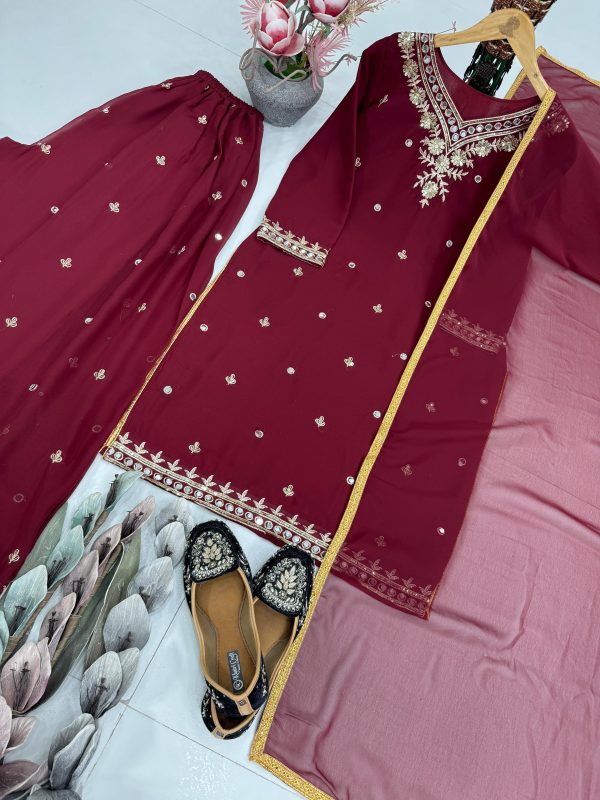 DHANI BOUTIQUE DB 21 B DESIGNER PLAZZO SUITS