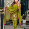 DHK 1367 DESIGNER TOP PATIALA DHOTI WHOLESALE
