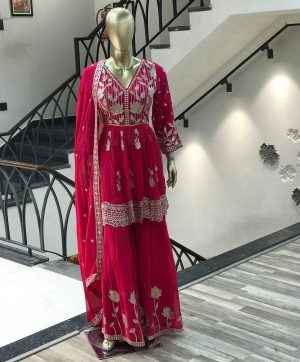 DHK 1371 DESIGNER SHARARA SUITS WHOLESALE