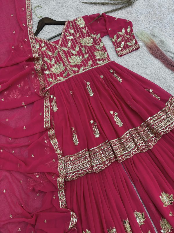 DHK 1371 DESIGNER SHARARA SUITS WHOLESALE