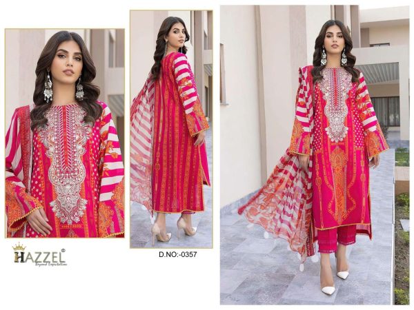 HAZZEL 0357 COTTON PAKISTANI SALWAR KAMEEZ