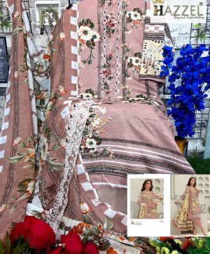 HAZZEL 0362 COTTON PRINTED PAKISTANI SUITS