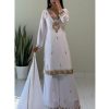 HK 1714 B DESIGNER PLAZZO SUITS WHOLESALE