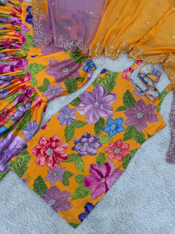 HK 1726 DESIGNER SHARARA SUITS MANUFACTURER
