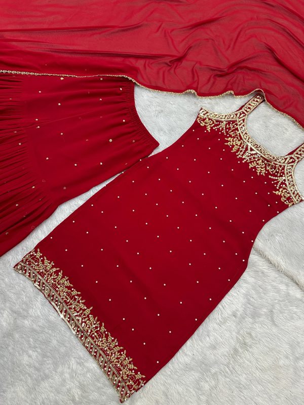 HK 1729 PREMIUM QUALITY PLAZZO SUITS WHOLESALE