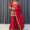 HK 1730 DESIGNER PLAZZO SUITS WHOLESALE