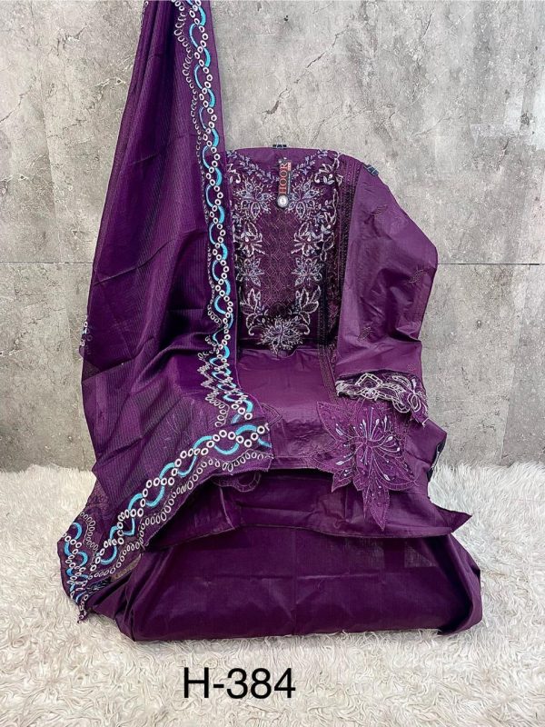 HOOR TEX H 384 D HEAVY COTTON SALWAR KAMEEZ