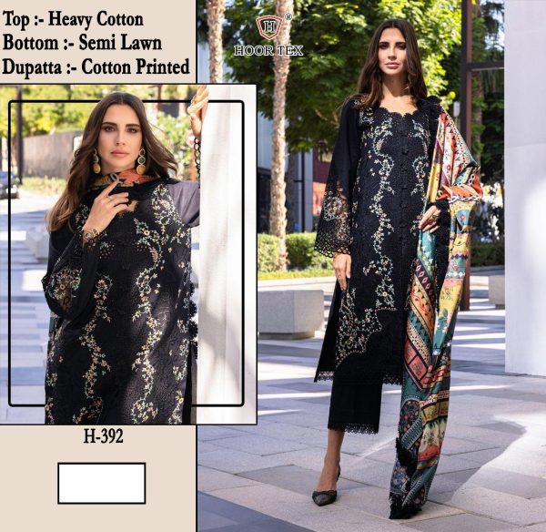 HOOR TEX H 392 COTTON PAKISTANI SALWAR KAMEEZ