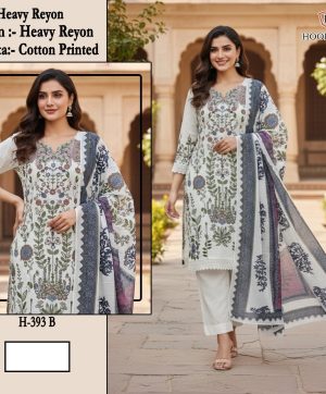 HOOR TEX H 393 B RAYON PAKISTANI SALWAR KAMEEZ