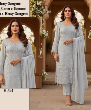 HOOR TEX H 394 GEORGETTE SALWAR KAMEEZ