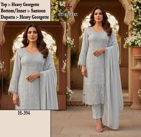 HOOR TEX H 394 GEORGETTE SALWAR KAMEEZ