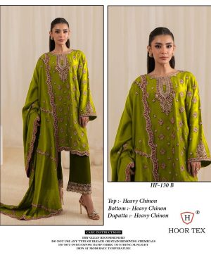 HOOR TEX HF 130 B READYMADE CHINON SALWAR SUITS