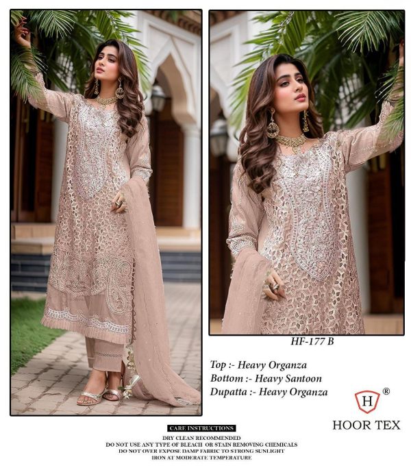 HOOR TEX HF 177 B READYMADE SALWAR SUITS