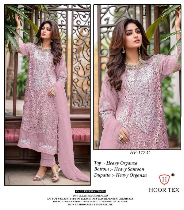 HOOR TEX HF 177 C READYMADE SALWAR SUITS