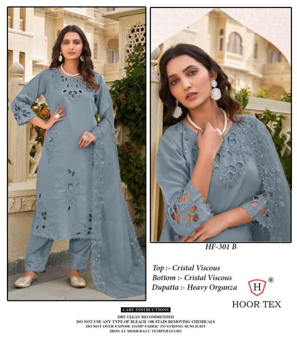 HOOR TEX HF 301 B READYMADE PAKISTANI SUITS IN INDIA