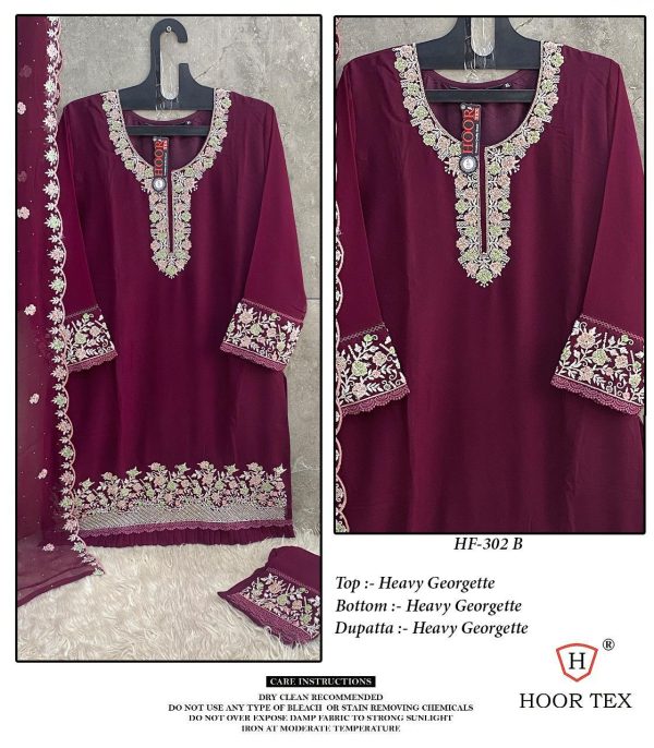 HOOR TEX HF 302 B READYMADE PAKISTANI SUITS