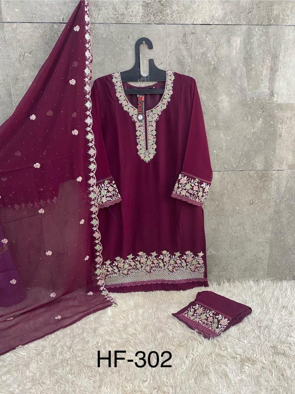 HOOR TEX HF 302 B READYMADE PAKISTANI SUITS