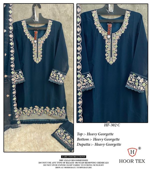 HOOR TEX HF 302 C READYMADE PAKISTANI SUITS