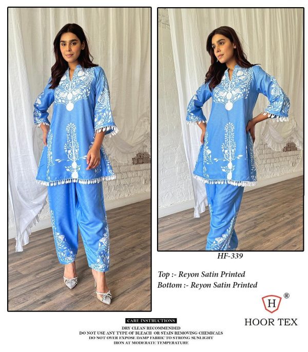HOOR TEX HF 339 READYMADE RAYON PRINTED CORD SET