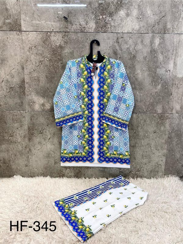 HOOR TEX HF 345 READYMADE RAYON PRINTED CORD SET