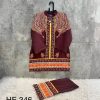 HOOR TEX HF 346 READYMADE RAYON PRINTED CORD SET
