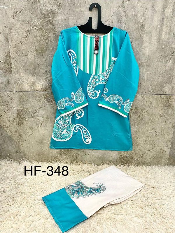 HOOR TEX HF 348 READYMADE RAYON PRINTED CORD SET