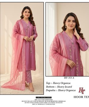 HOOR TEX HF 353 A READYMADE ORGANZA SUITS