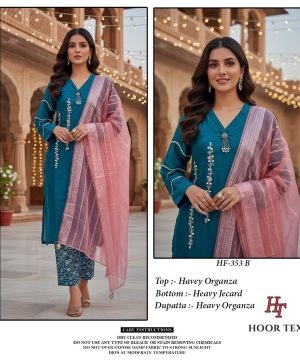 HOOR TEX HF 353 B READYMADE ORGANZA SUITS