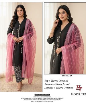HOOR TEX HF 353 D READYMADE ORGANZA SUITS